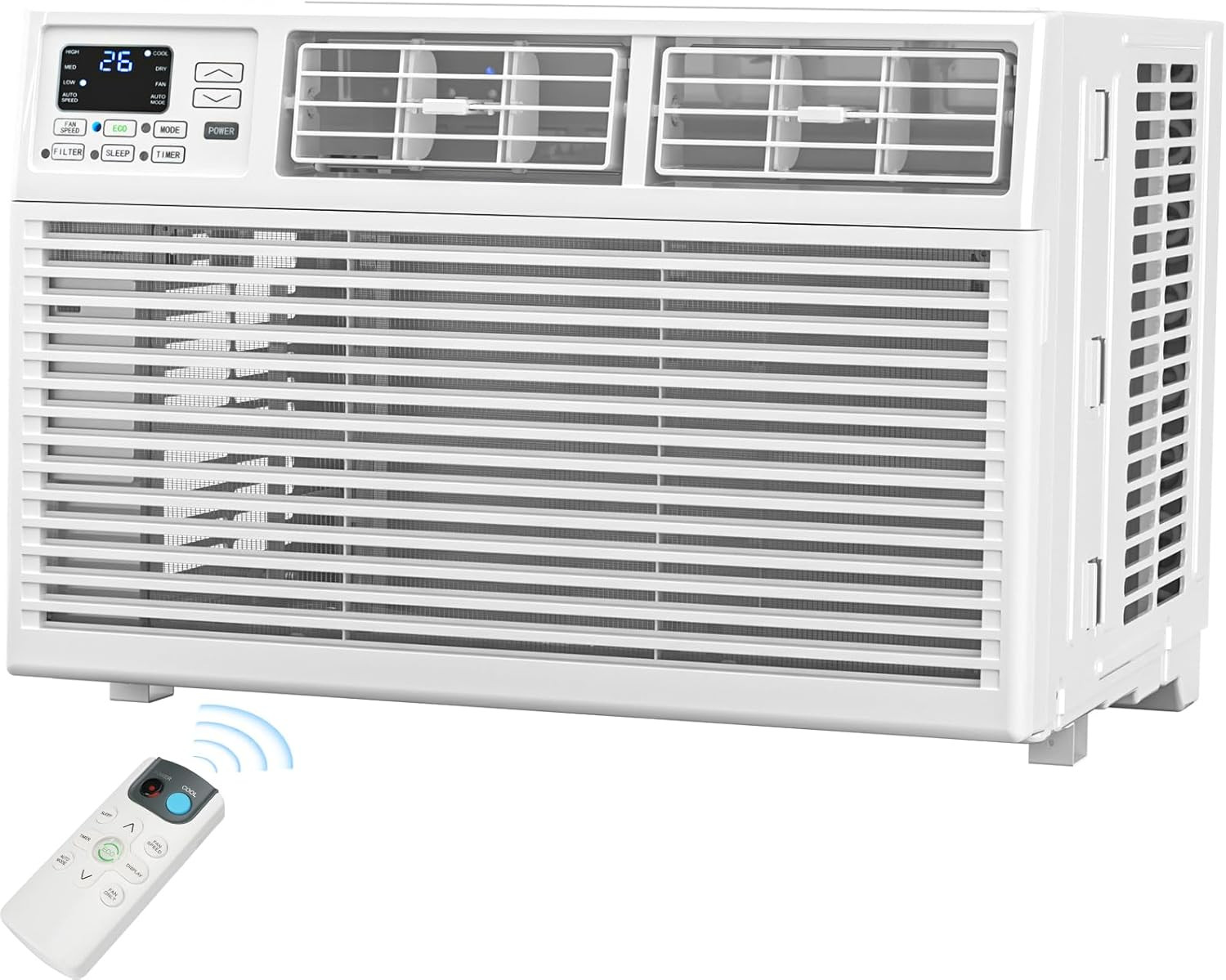 8,000 BTU Window Air Conditioner, Window AC Unit, Cools Rooms up to 350 Sq.Ft.,