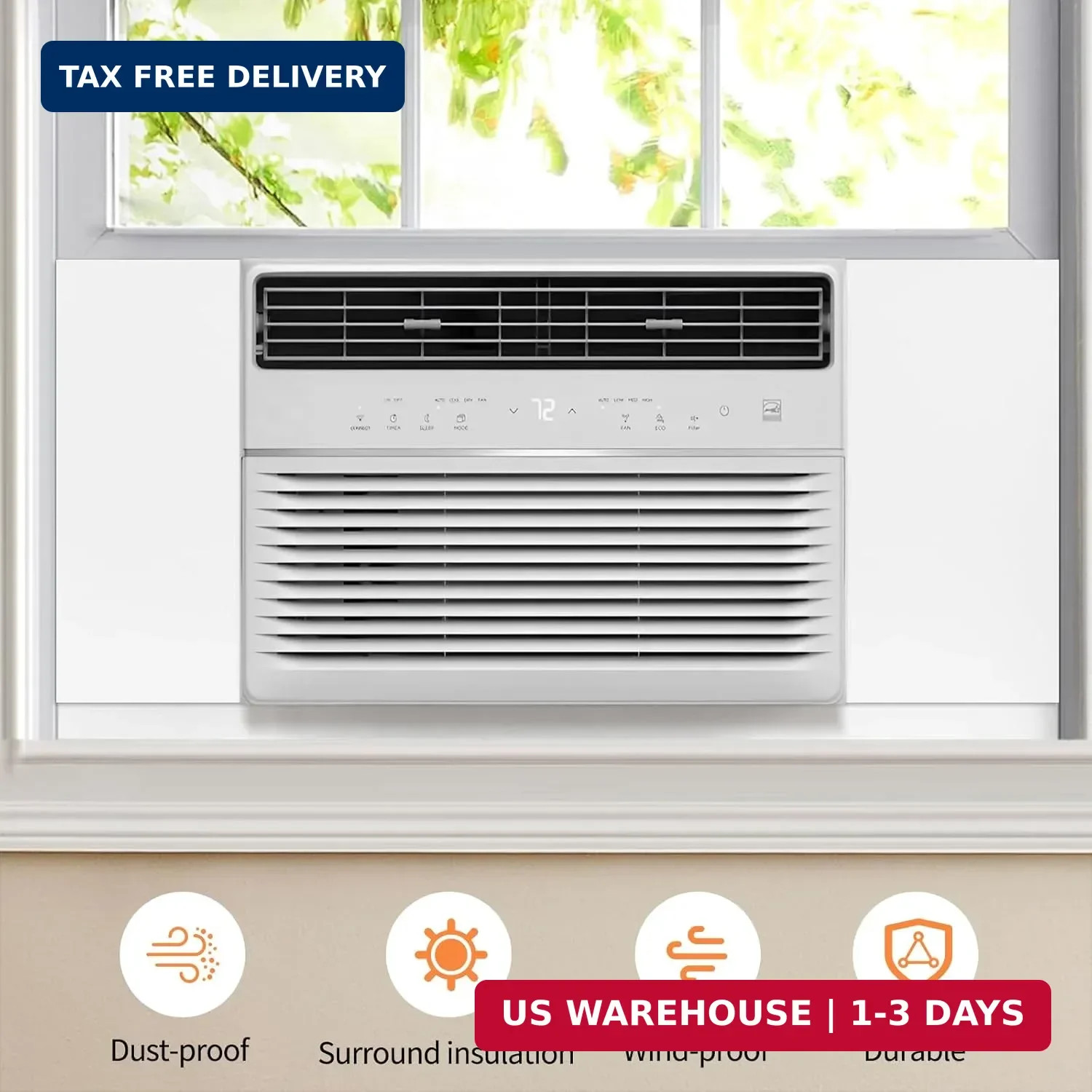 Window Air Conditioner Insulated Foam Panels, Winter Surround Insulation Side Pa