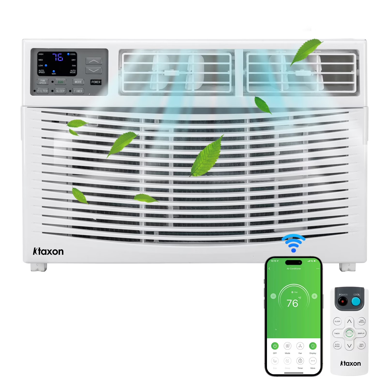 Aire Acondicionados De Ventana De 8,000BTU con WiFi y Control Remoto Para Cuarto