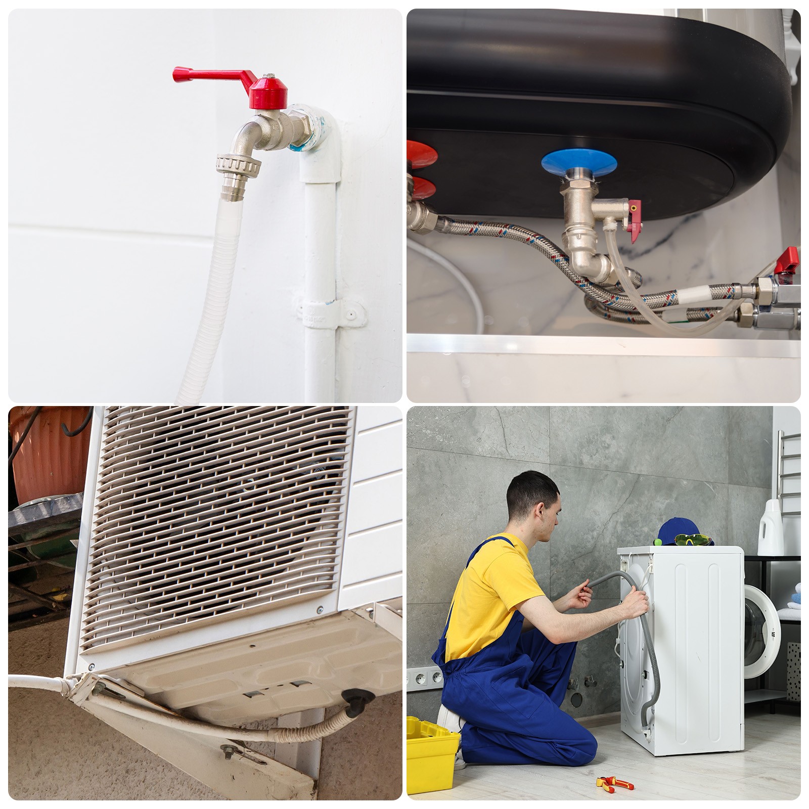 6.5Ft Air Conditioner Drain Hose Universal Mini Split AC Drain Hose Clear
