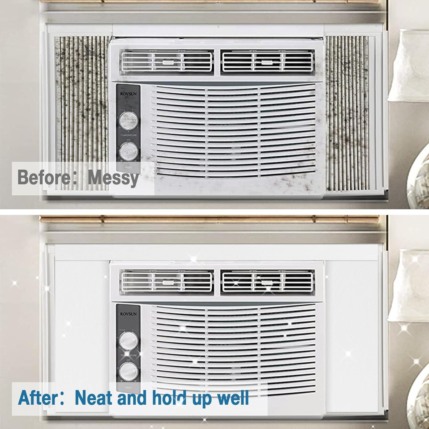Window Air Conditioner Surround Foam Insulation Panels,Ac Side Insulating Sun Bl