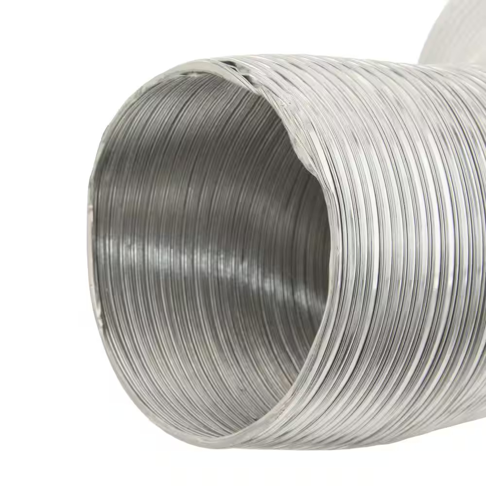 4 In. X 8 Ft. Semi-Rigid Space save Duct