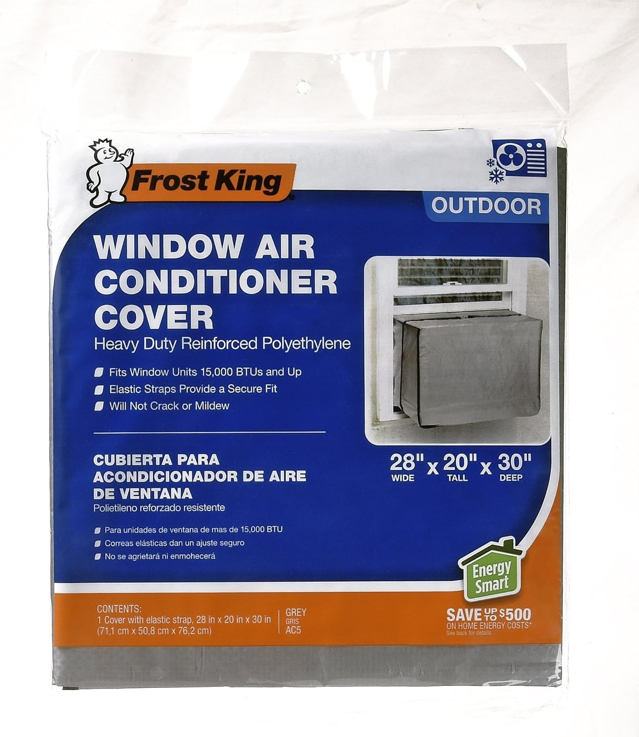 THERMWELL PRODUCTS AC5H Standard Air Conditioner Cover, 20 by 28 by 30-Inch