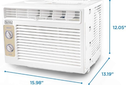 Black & Decker BD06WT6 5,000 BTU Window Air Conditioner with Remote
