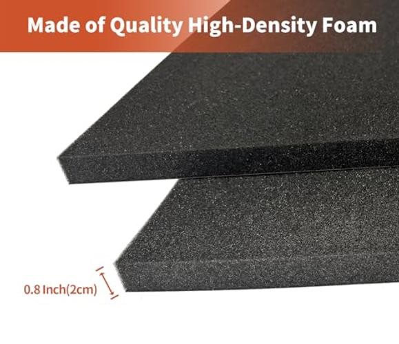 24″ x 17″ x 4/5″ Air Conditioner Drip Cushion Black & Removable 24″x 17″x 4/5″