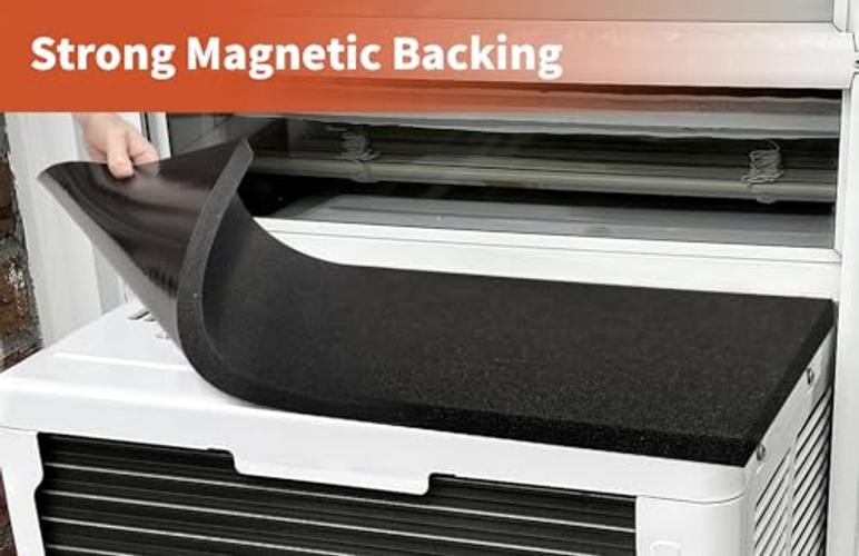 24″ x 17″ x 4/5″ Air Conditioner Drip Cushion Black & Removable 24″x 17″x 4/5″