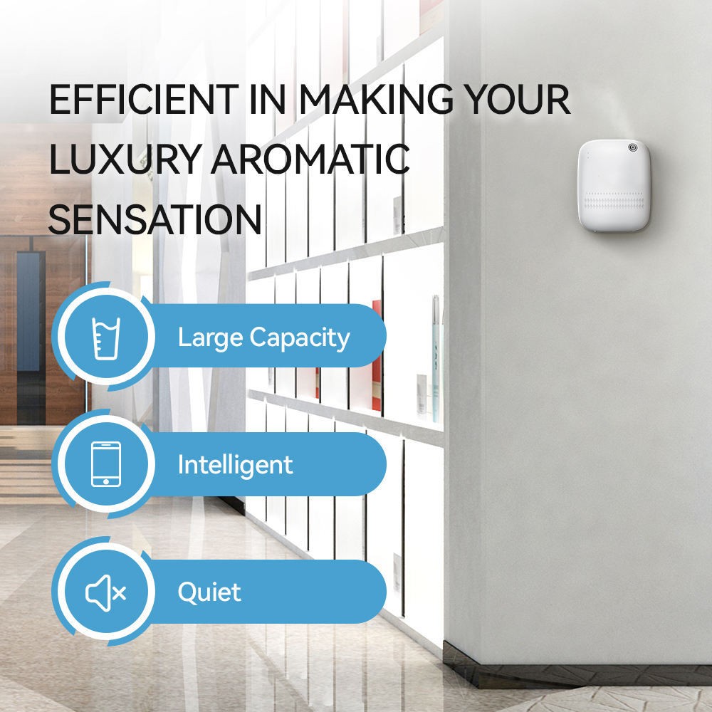 Multi Scene Applicable intelligent Waterless Essential Oil Diffuser White/Black