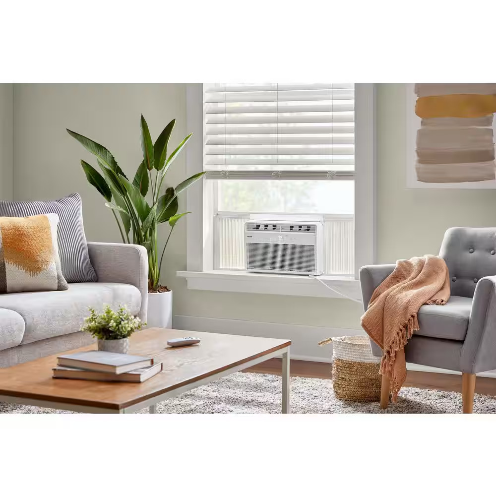 5,000 BTU 115-Volt Window Air Conditioner Cools 150 Sq. Ft. with Remote and Dehu