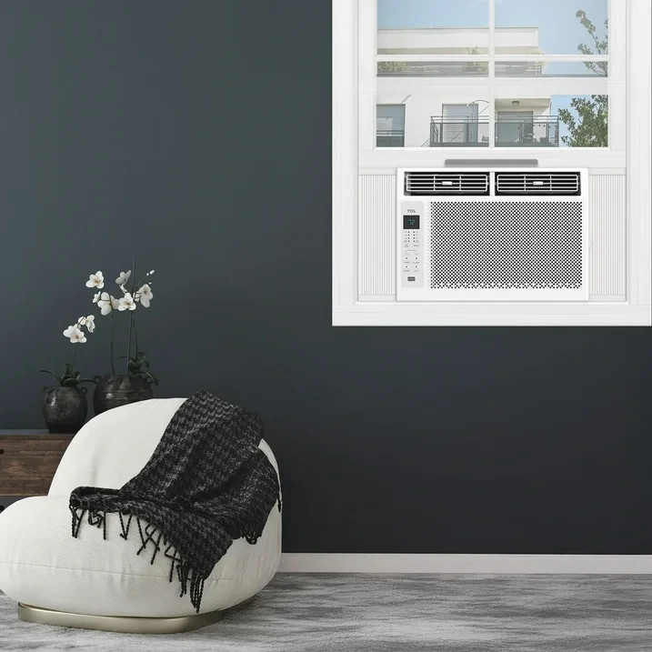 TCL 6,000 BTU Window Air Conditioner, 250 sq. ft., LED Display, Included Remote,
