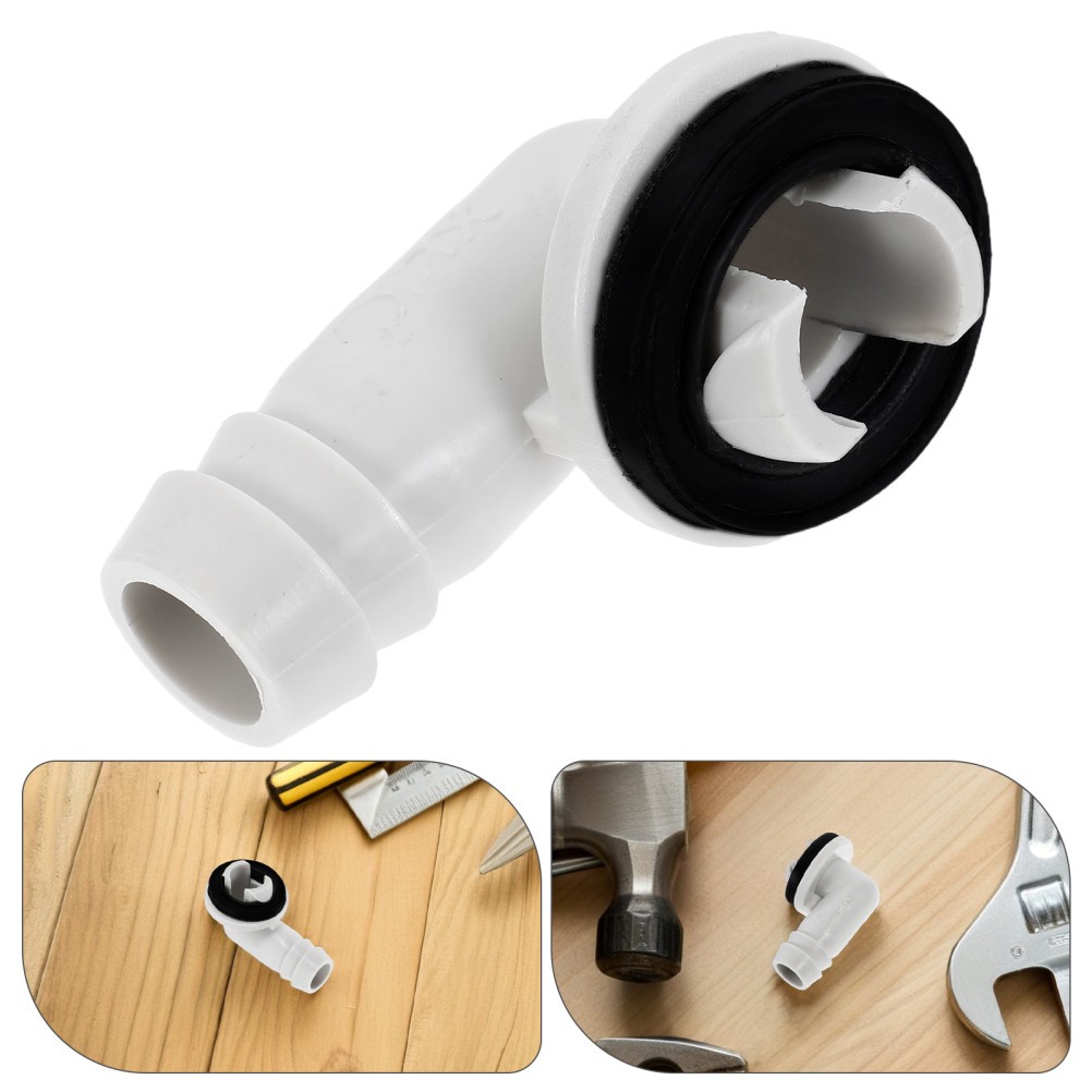 Ac Water Drain Connector Elbow For Air Conditioner Units Leak Proof Abs