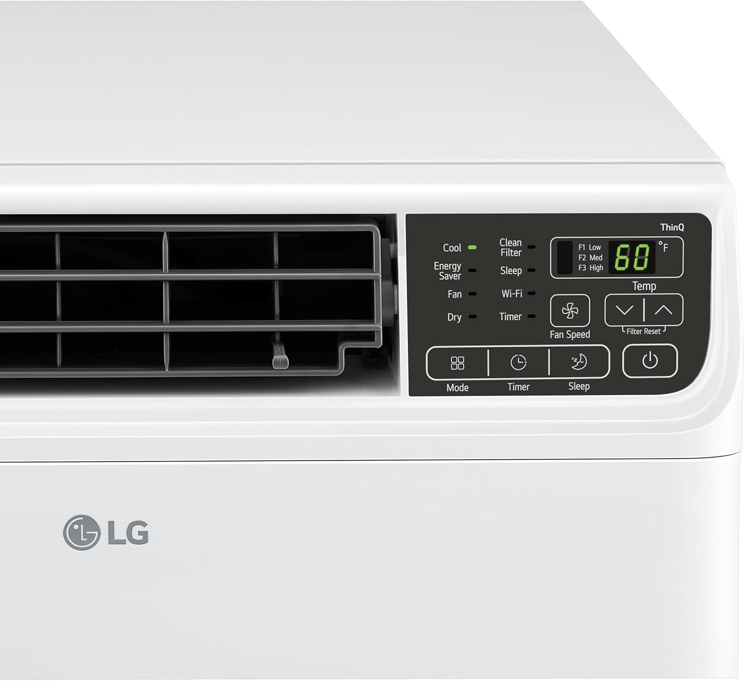 LG 6000 BTU Window Air Conditioner Energy Saving Dual Inverter, Remote Control,