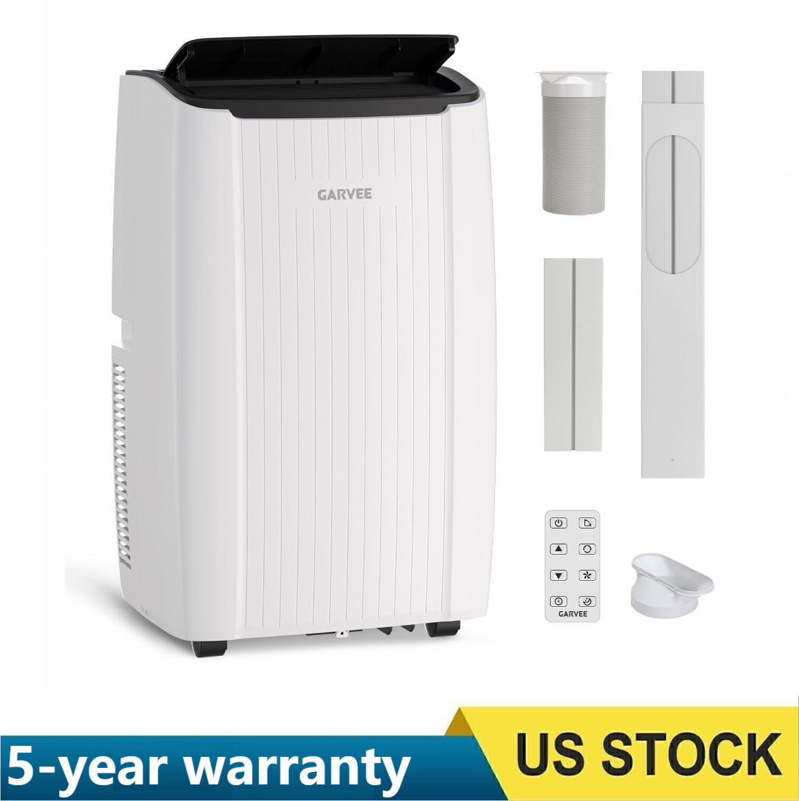 GARVEE 14000 BTU Portable Air Conditioner AC Unit with Fan & Dehumidifier Remote