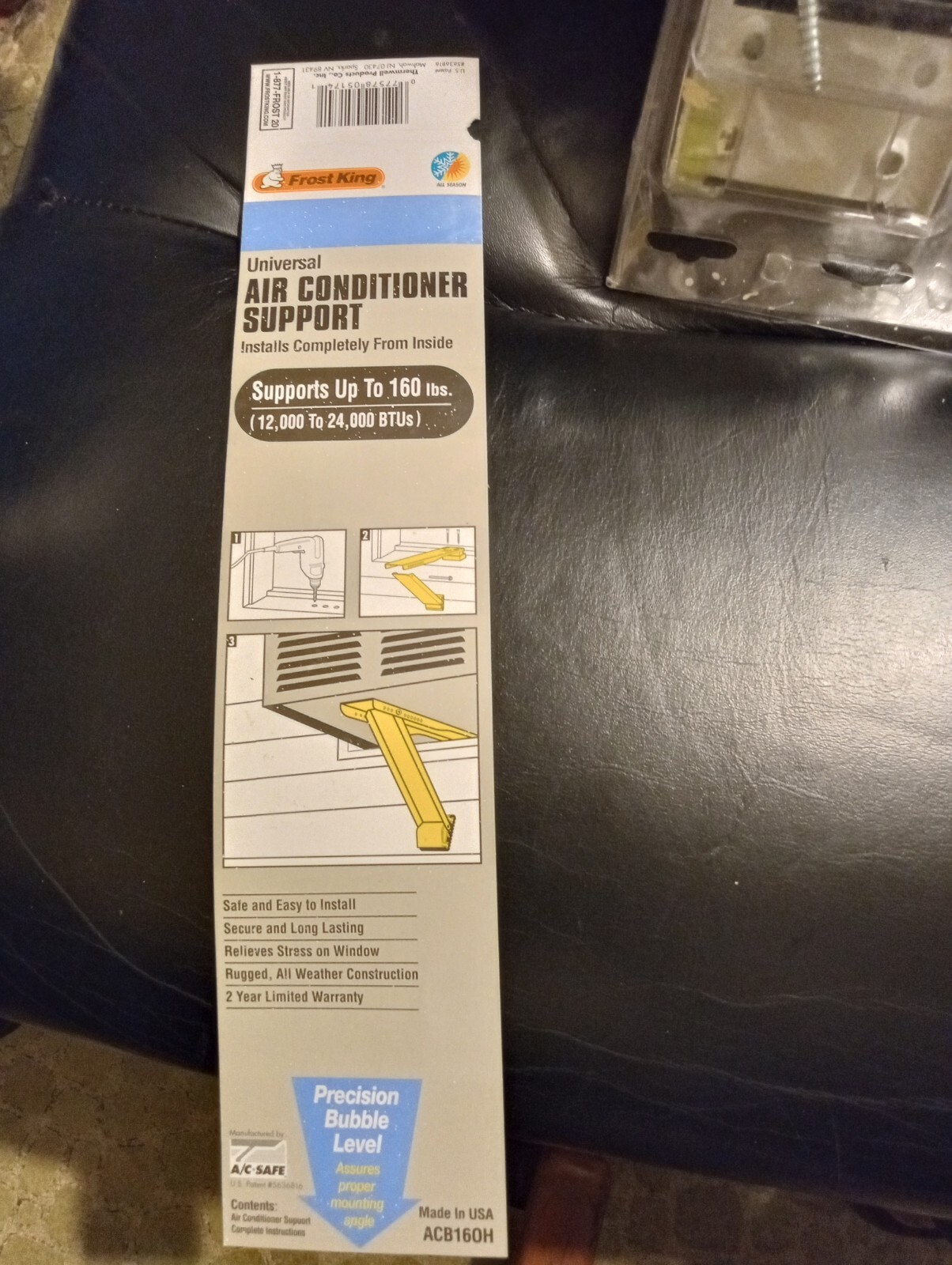 Frost King ACB160H 160 Lb Large Air Conditioner A/C Window Support Bracket