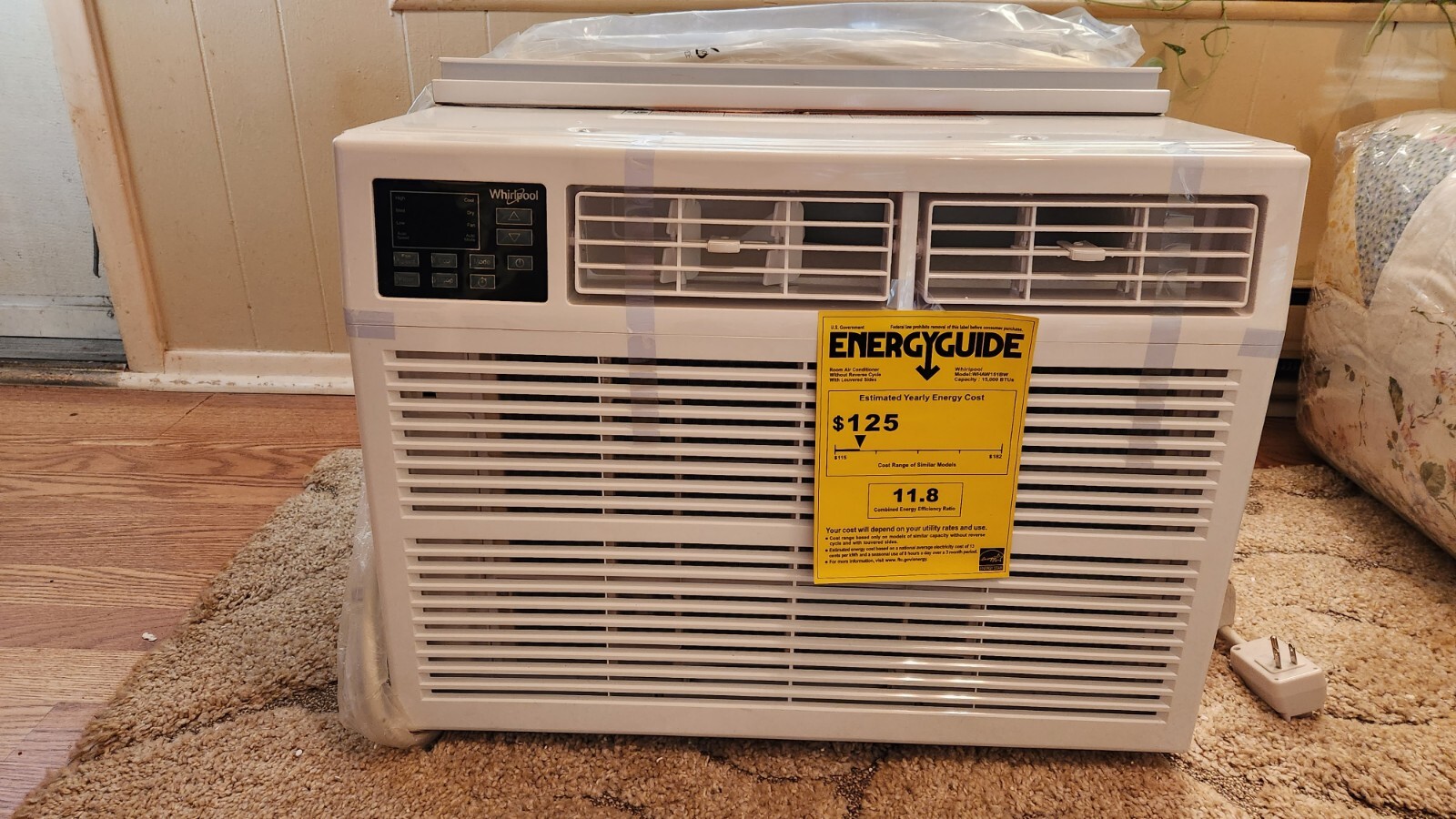 whirlpool 15000 btu