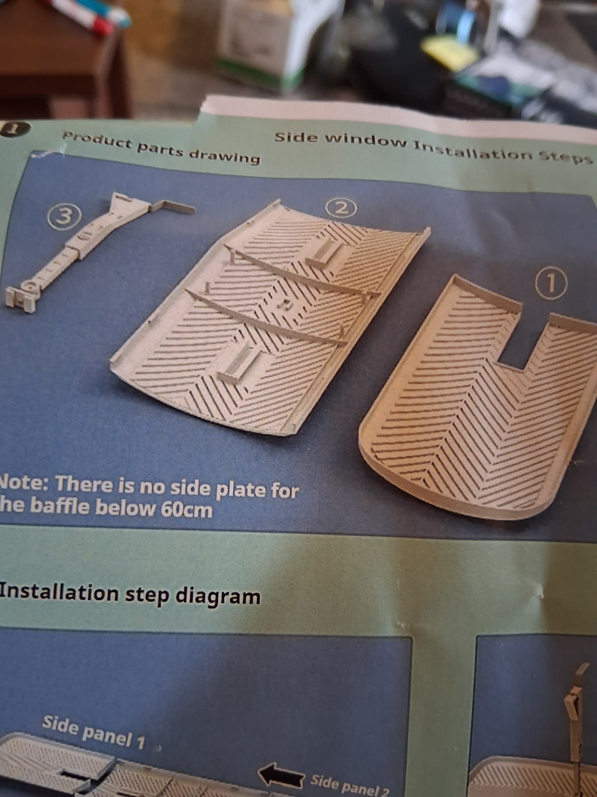 2 Qiandahom AC Air Vent Deflectors for Central Air Conditioner’s Register&Grille