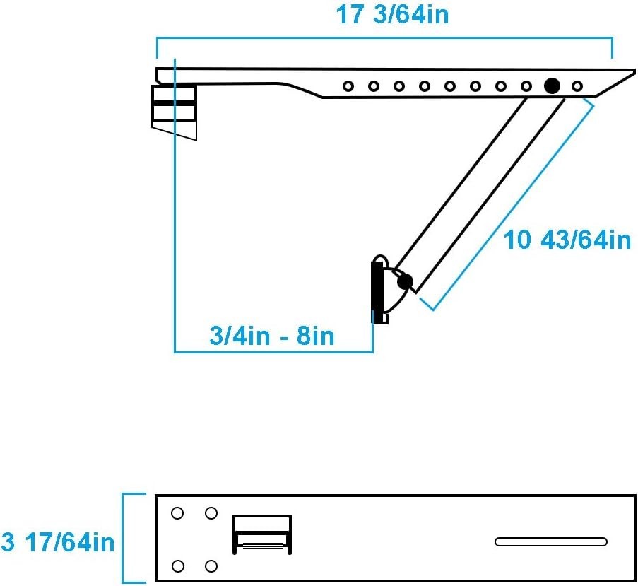 Wall-Mount AC Bracket for 7,000-22,000 BTU Cooling Units – Easy Installation
