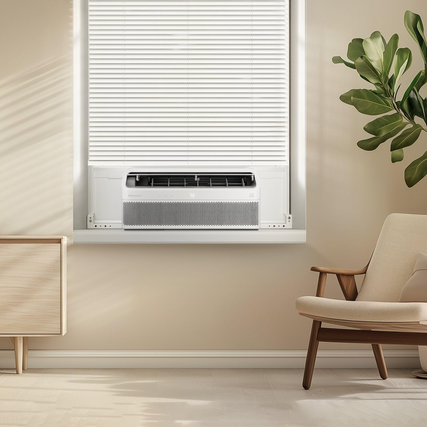 8000 BTU Inverter Window Air Conditioner Unit, WiFi Smart App Control, Energy…