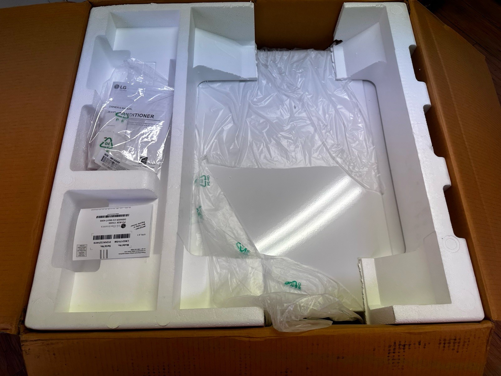 🌕LG LW2217IVSM 22,000 BTU 230/208V SMART Phone WINDOW AC W/REMOTE 1320 SqFt