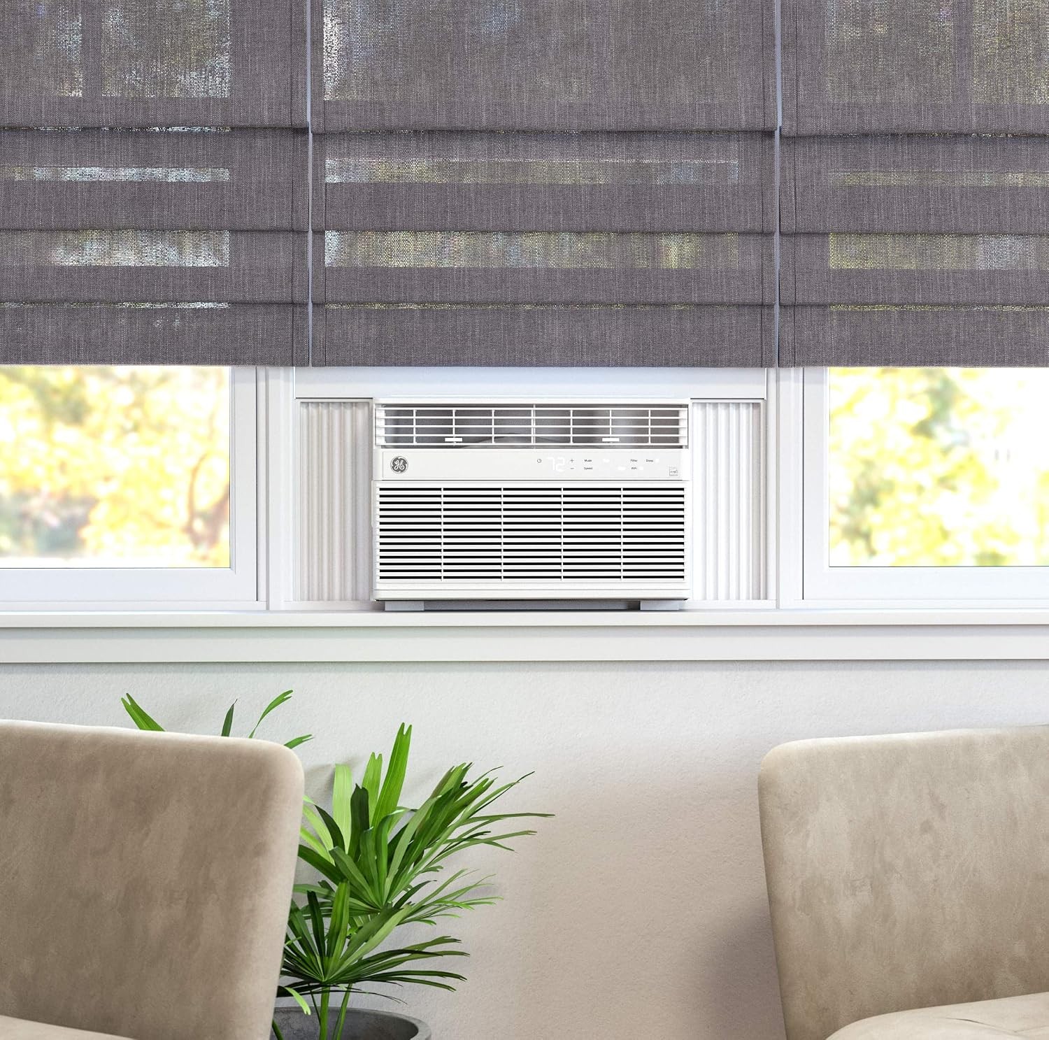 Window Air Conditioner 14000 BTU Wi-Fi Enabled Energy-Efficient Cooling Large