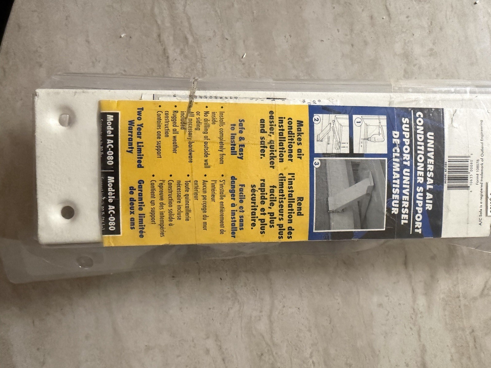 AC Safe Universal Air Conditioner Support Model AC-080 Supports 80 lbs