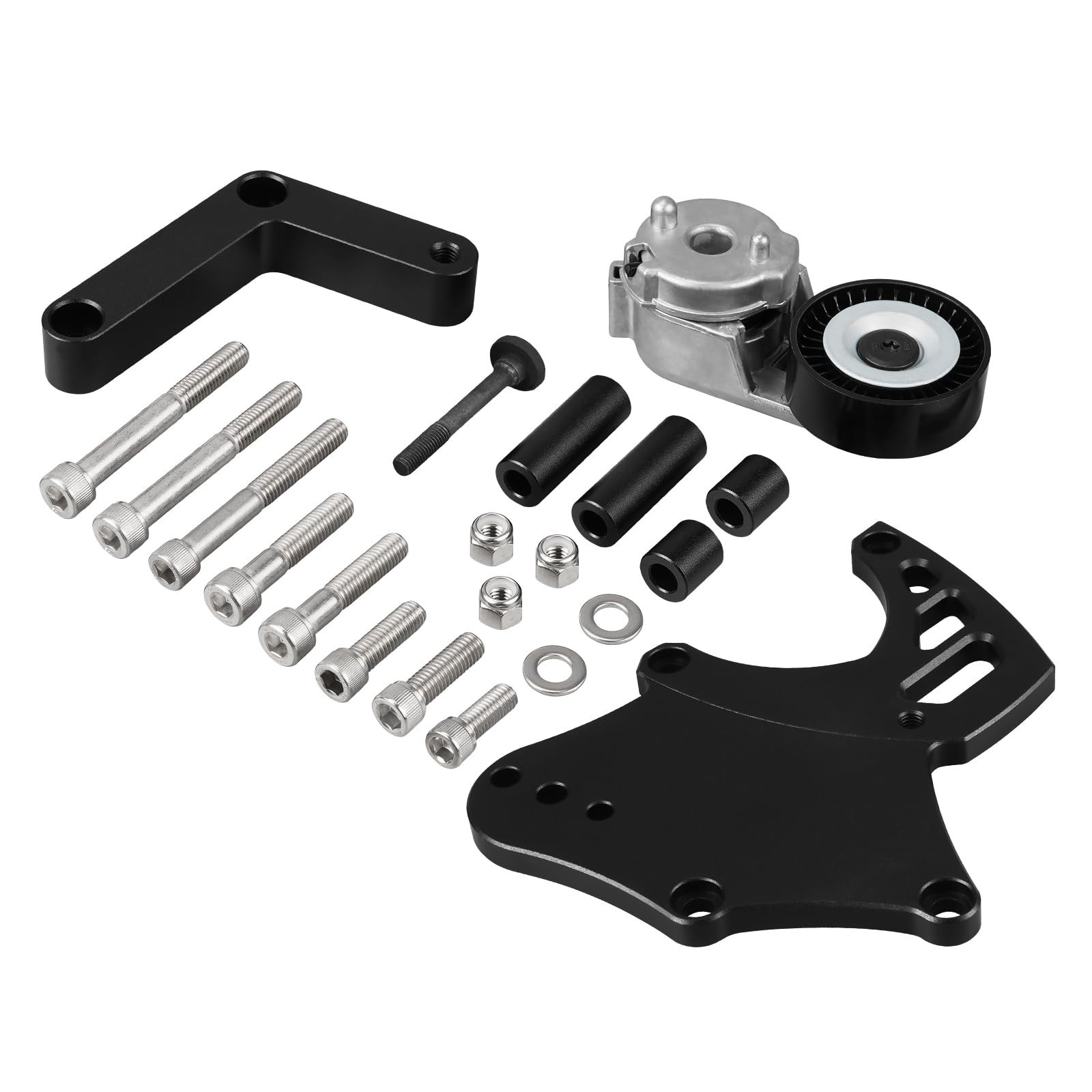 Bevinsee LS Truck Sanden 508 AC Compressor Bracket with Tensioner Kit | Compa…