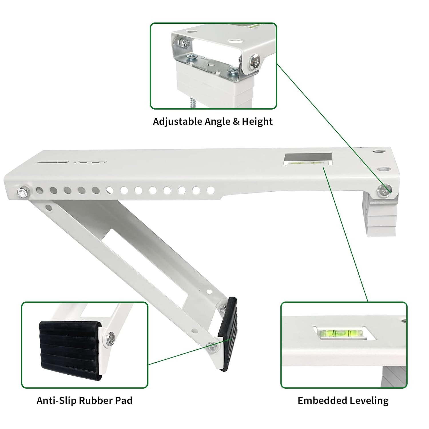 Air Conditioner Brackets for Windows, Window AC Bracket,Universal AC Support Bra