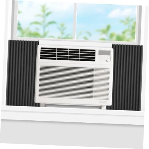 2 Pack Window Air Conditioner Side Panels, Ac Window Seal Kit Window Well Ac