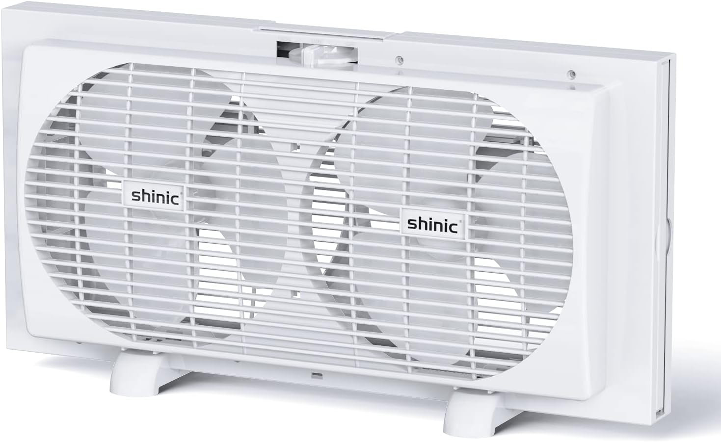 9″ Dual Window Fan,Powerful Cooling,Easy Control,Fits 22″-33″ | Twin Window Fan