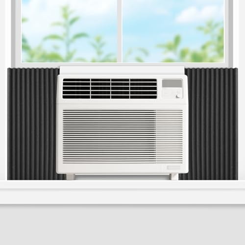 2 Pack Window Air Conditioner Side Panels, Ac Window Seal Kit Window Well Ac