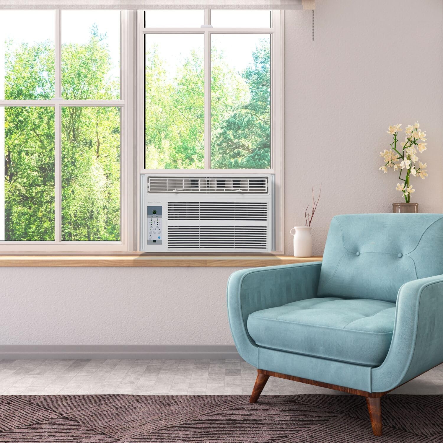 Arctic Wind New 8,000 BTU 350 Sq ft Window Air Conditioner with Remote Control