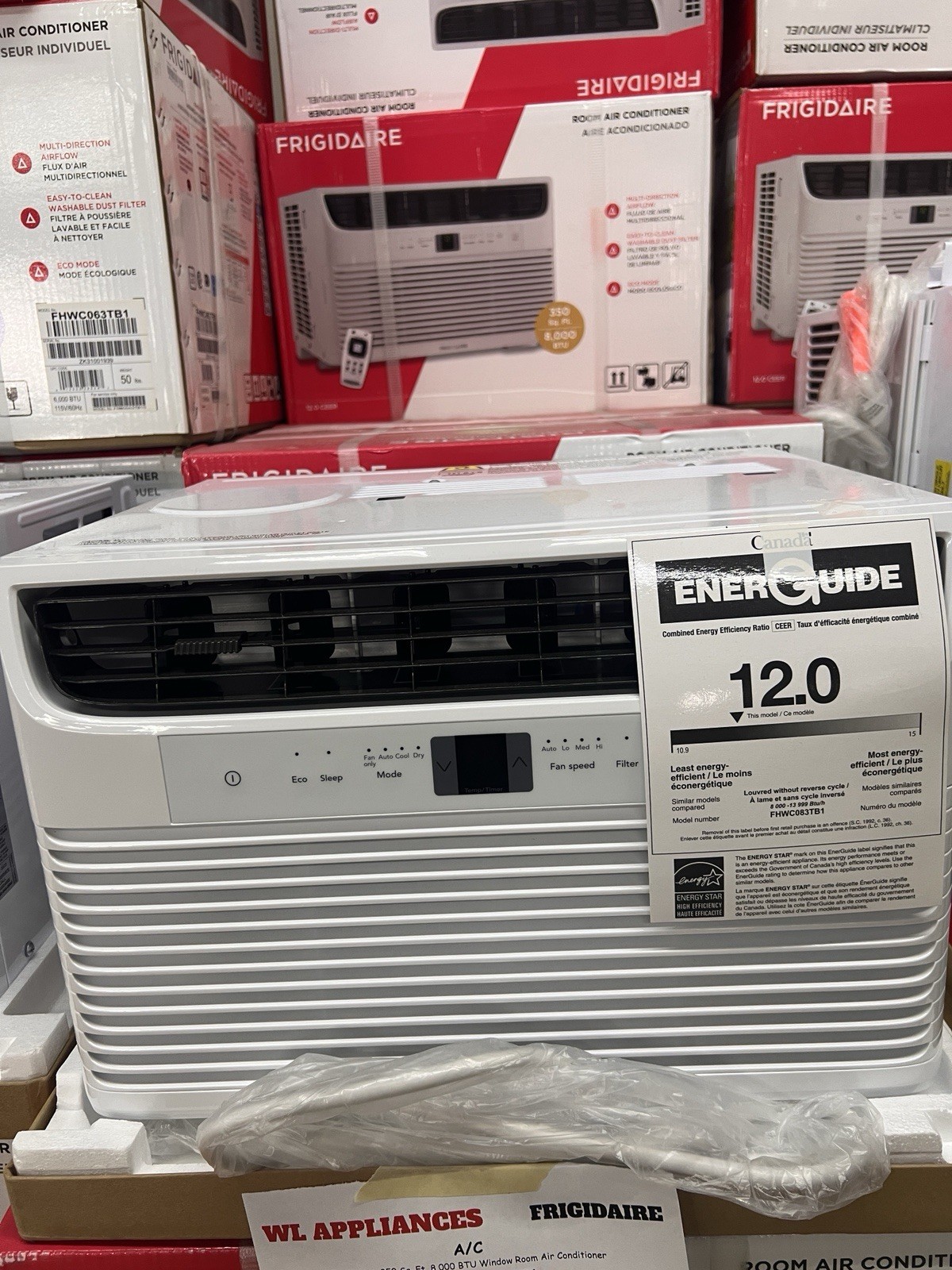 Frigidaire 8,000 BTU Window Room Air Conditioner 350 Sq. Ft. 115V