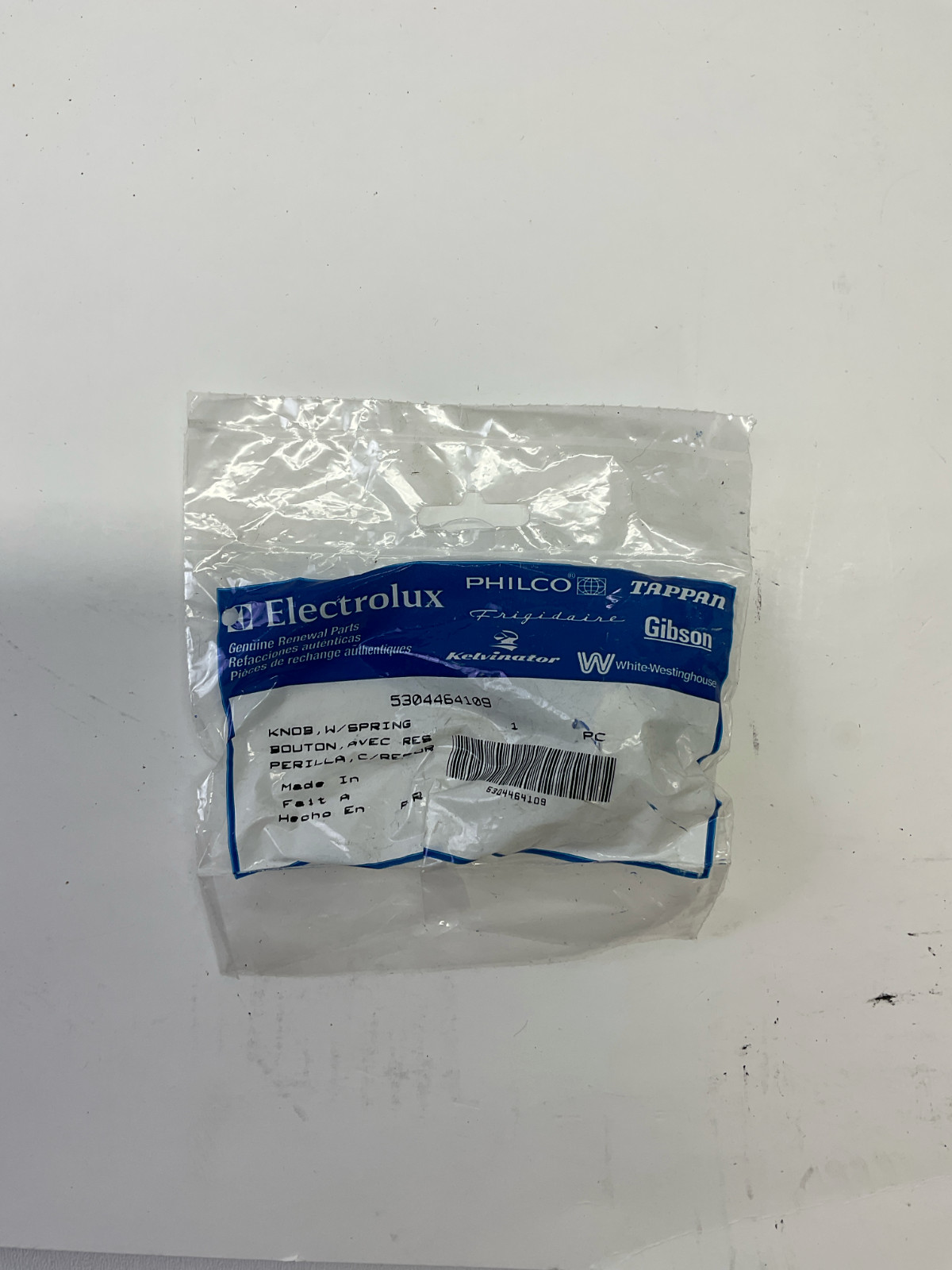 Genuine OEM Electrolux 5304464109 Room Air Conditioner Control Knob – White