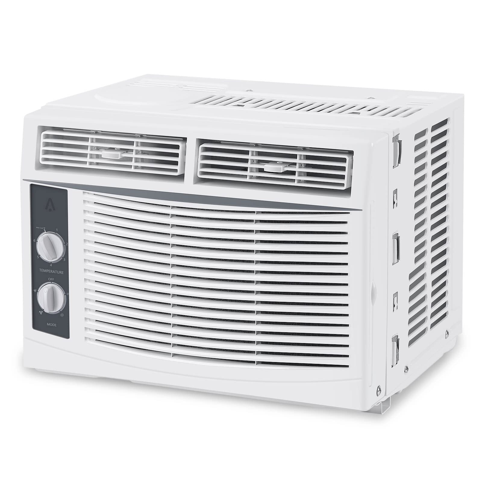 5000 BTU Window Air Conditioner Mechanical Controls Washable Filter 150 Sq Ft