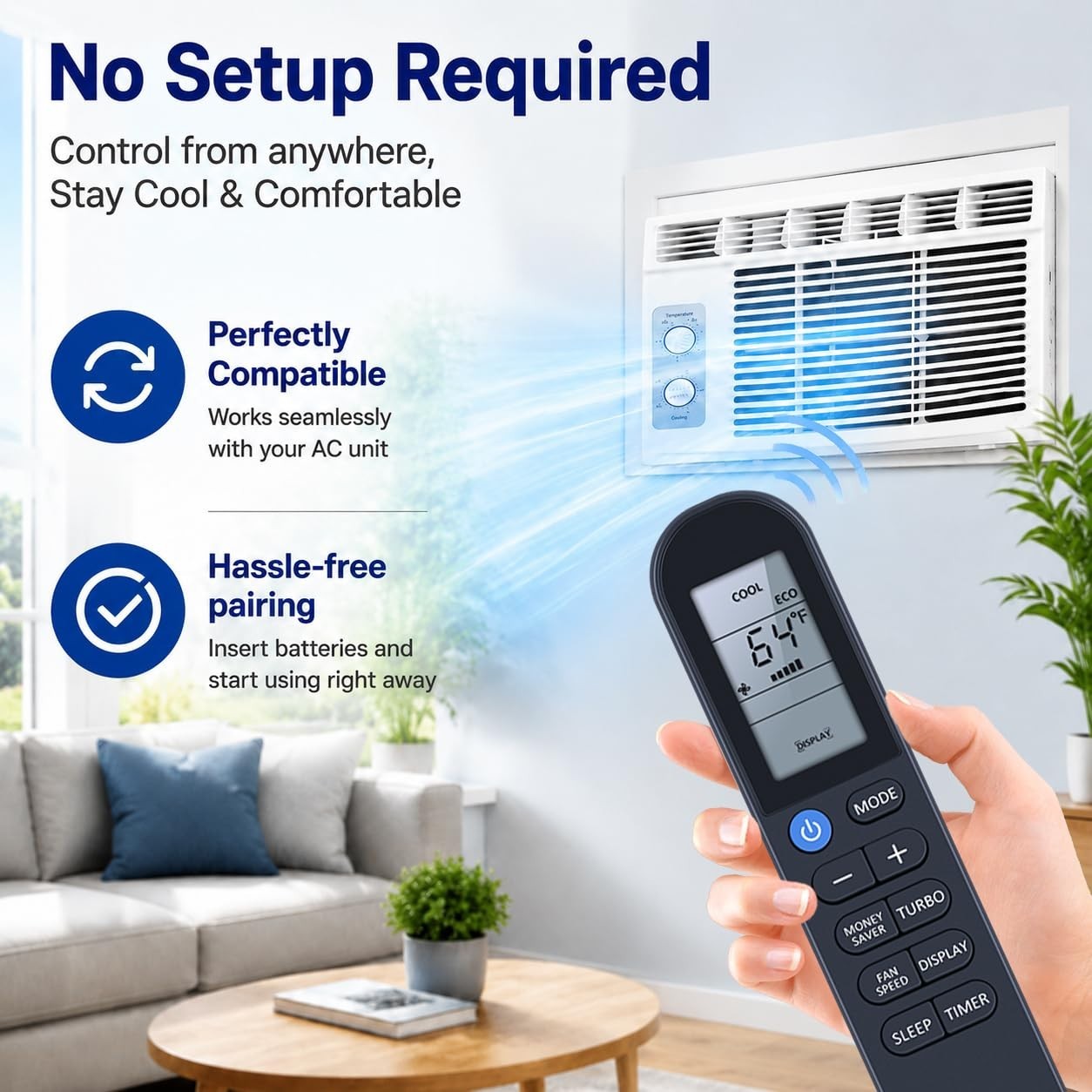 Replacement Remote Control for Friedrich Window Air Conditioner – Unifit & Chill
