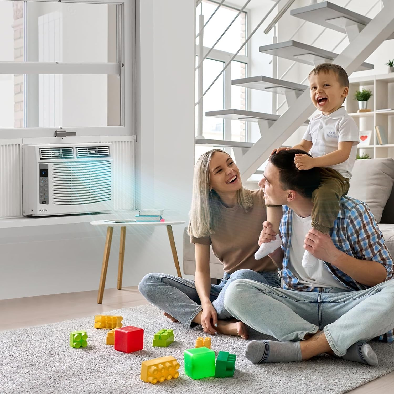 ROVSUN Smart 6000 BTU Window Air Conditioner with Wifi, Energy Saving Window AC