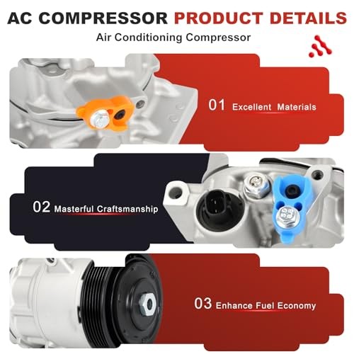 AC Compressor for Toyota Corolla 1.8L L4 (2014-2022) | OE Replaces CO29198C,