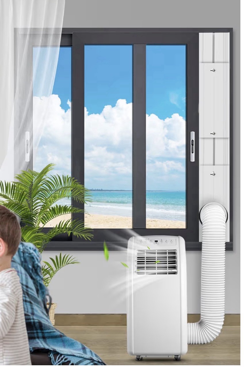 Portable Window Air Conditioner Kit with Universal Coupler 5.1″/5.9″ Exh