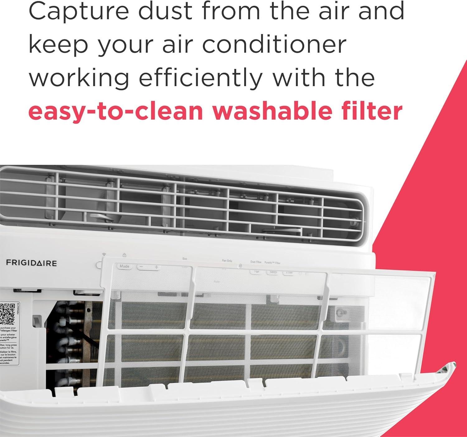 Frigidaire 8,000 BTU Smart Window Air Conditioner with Wi-Fi, Cools up to 350 Sq