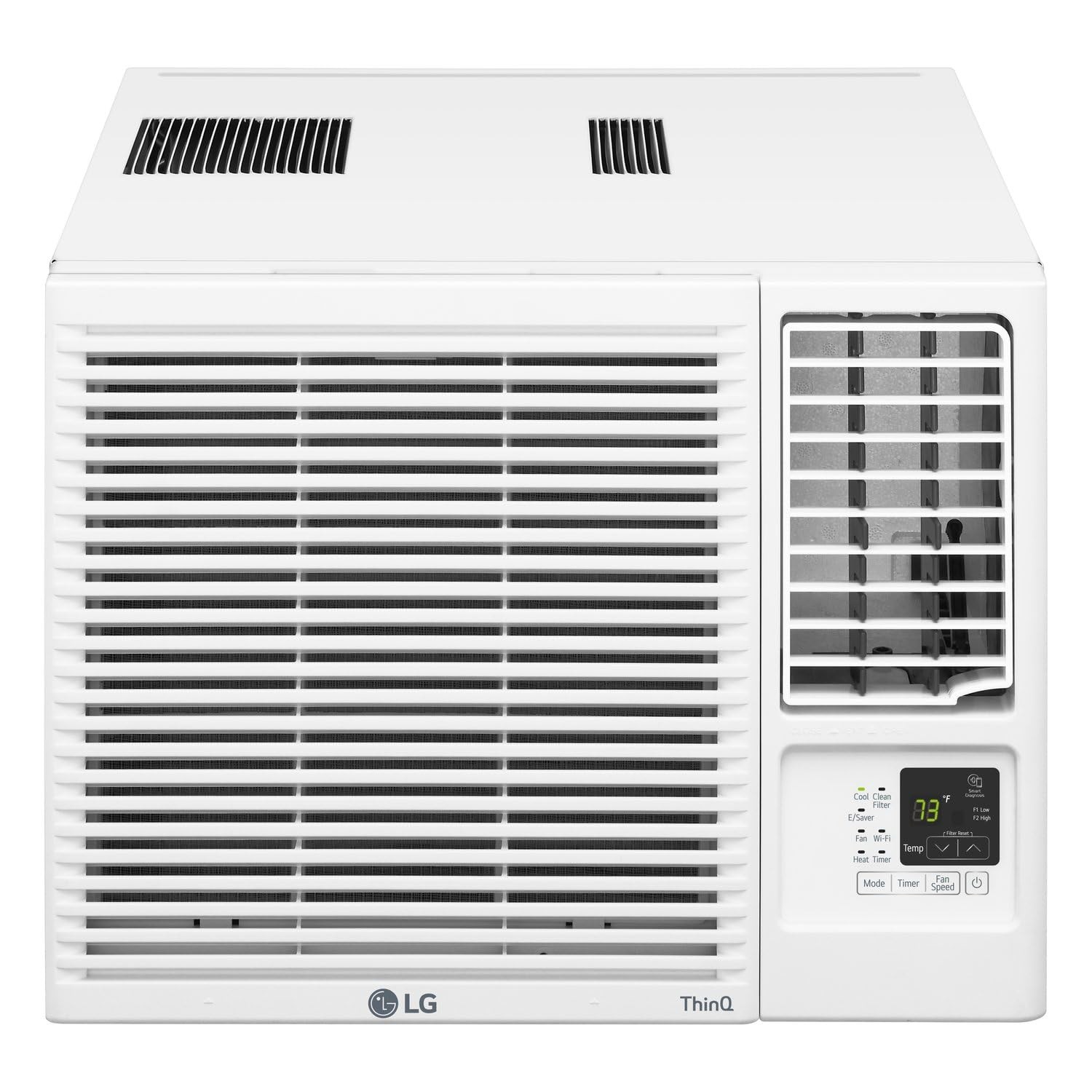LG 12,000 BTU 11,200 BTU WI-FI WINDOW AC COOL HEAT W/REMOTE R32 – Scratch & Dent