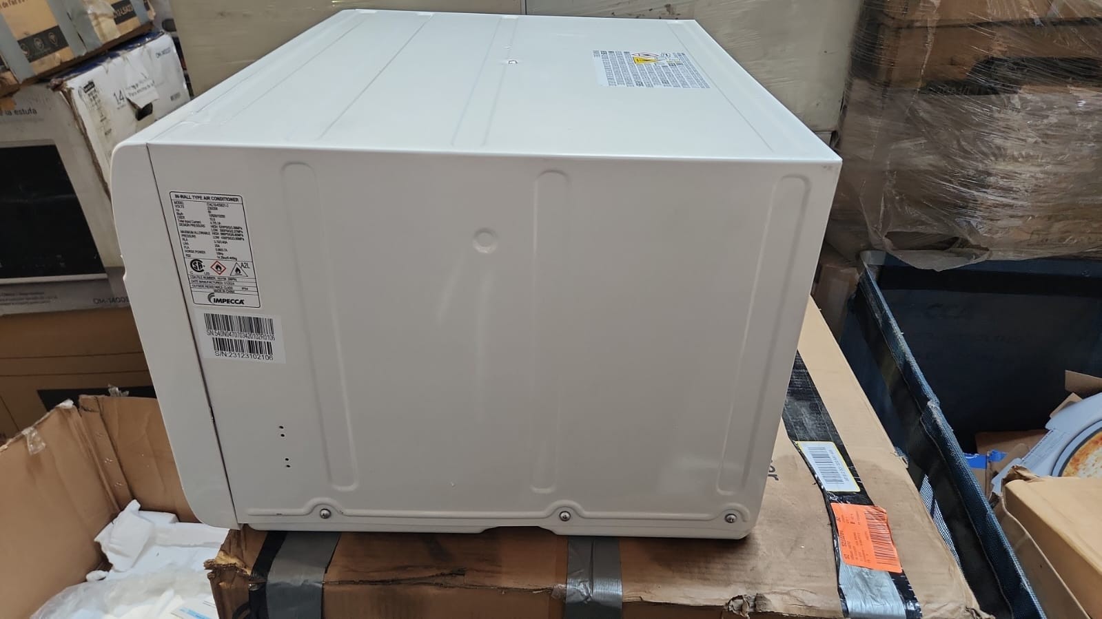 IMPECCA 10,500BTU Through-The-Wall Air Conditioner, Remote, 230V, E-Star #1 COLD