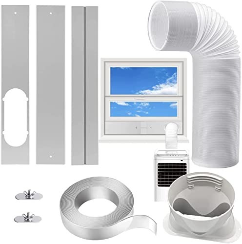 Portable Air Conditioner Window Kit 5.1 inch Exhaust Hose Adjustable AC Vent
