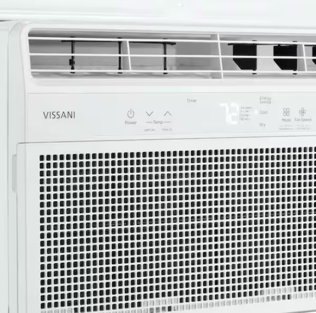 VISSANI 6,000 BTU 115-VOLT WINDOW AIR CONDITIONER – WHITE