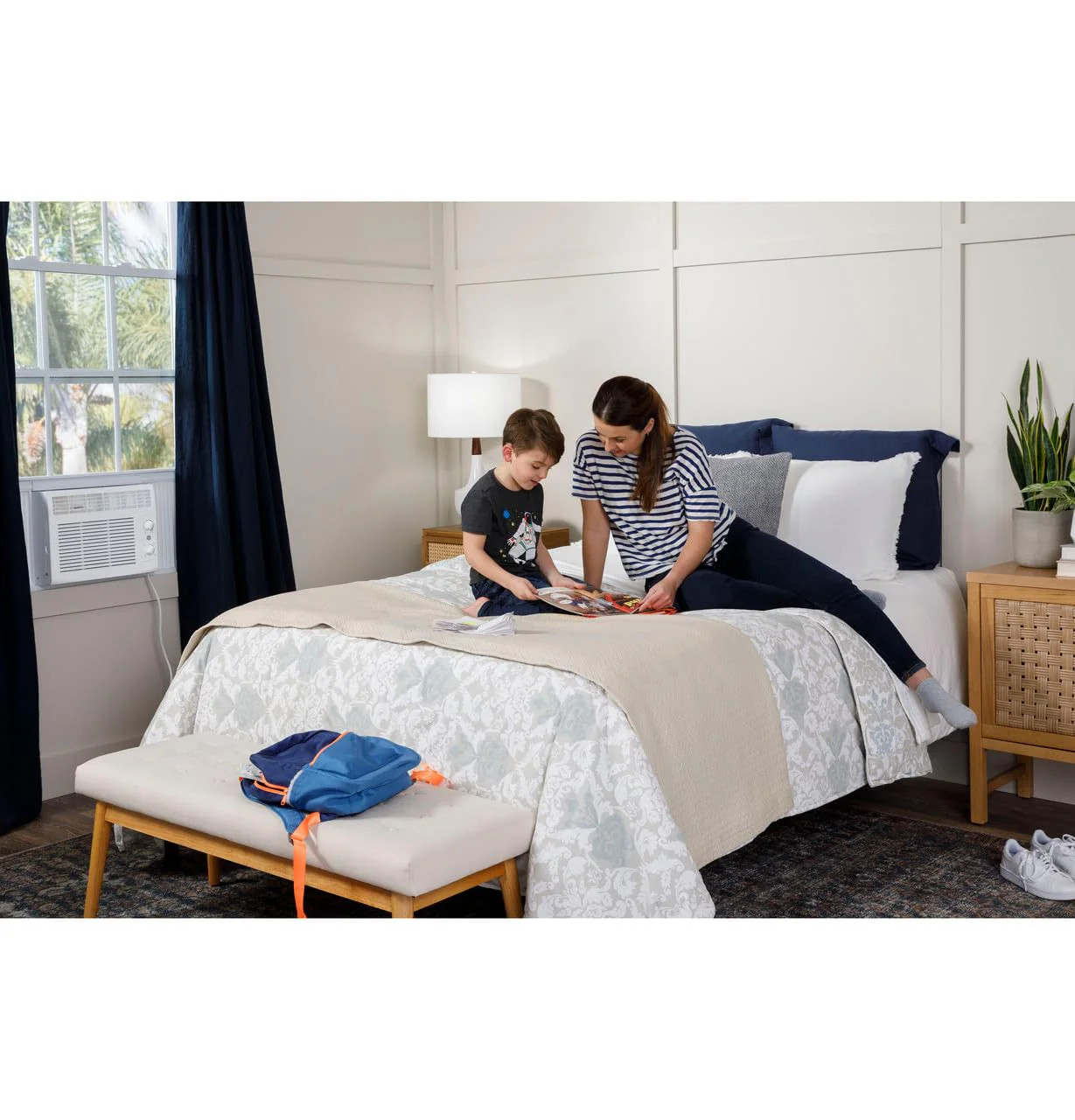 GE 5,000 BTU Mechanical Window Air Conditioner for Small Rooms up to 150 sq ft.