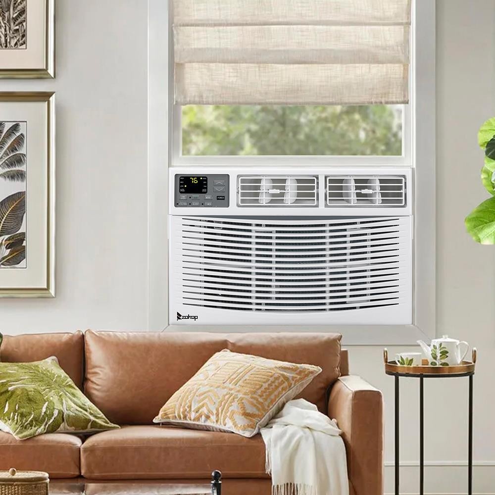 Zokop 5000- 15000 BTU Window Air Conditioner AC Knob/Remote Control Indoor Room