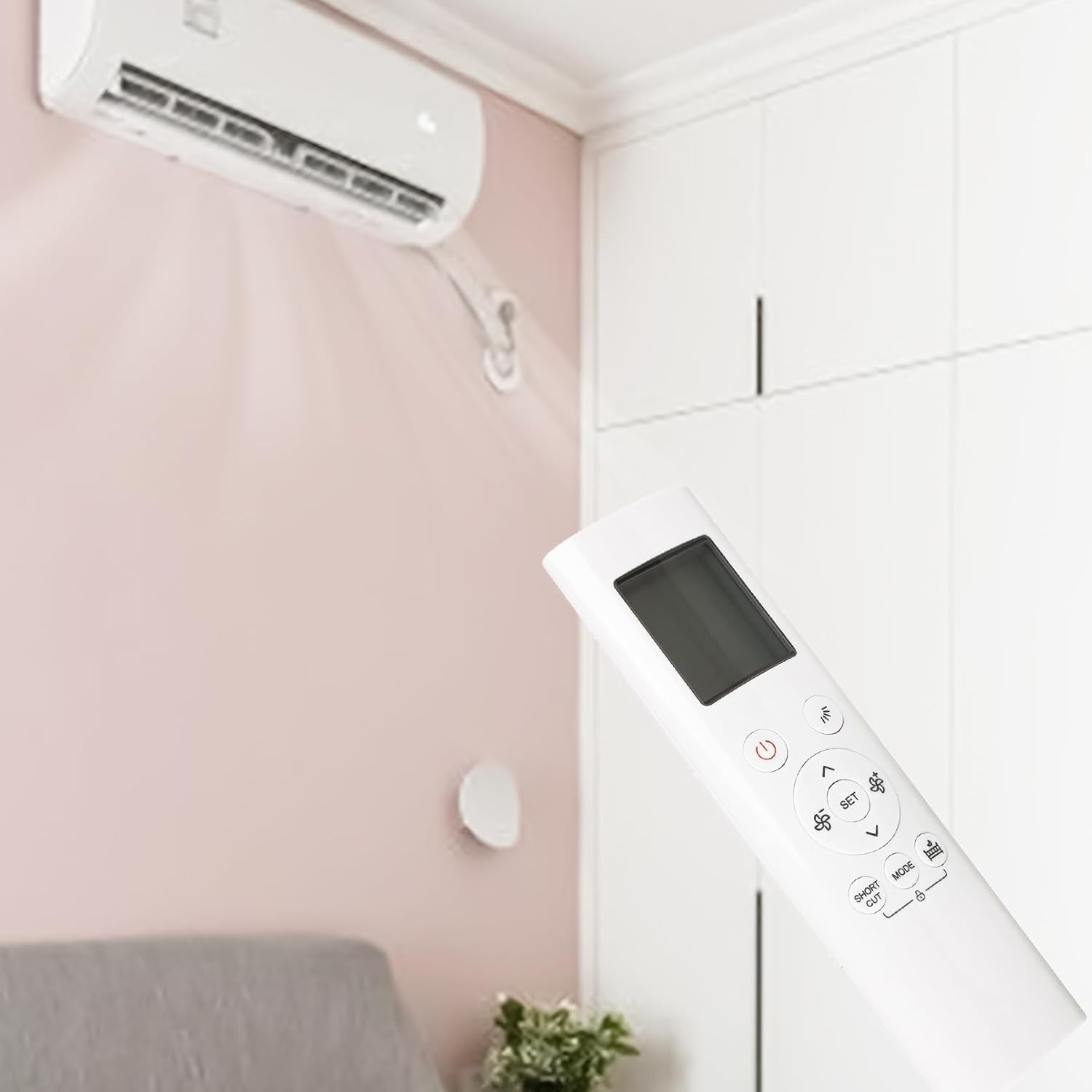 Replacement Remote Control for Midea U-Shaped Smart Window Air Conditioner