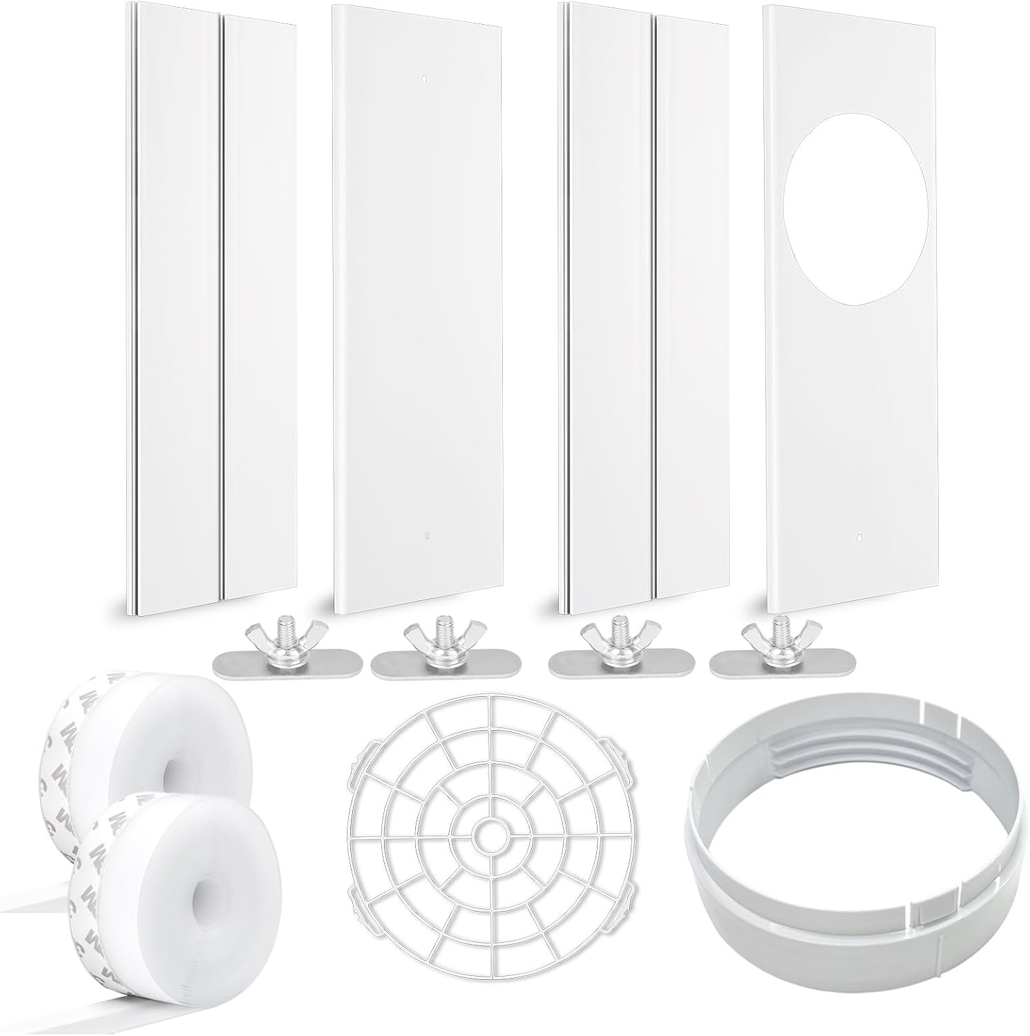Portable Sliding Door Air Conditioner Kit, New Upgrade Door AC KIT, Adjustable A