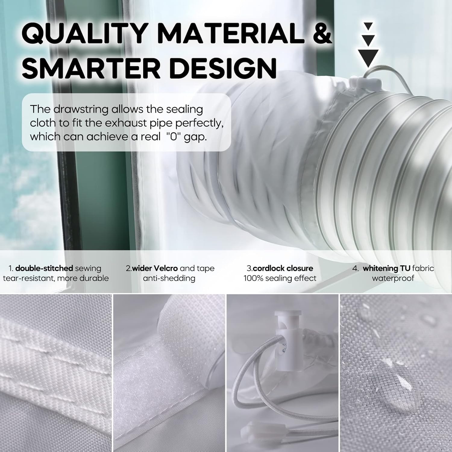 Window Seal for Portable Air Conditioner, 100% Sealing Effect AC Window Seal …