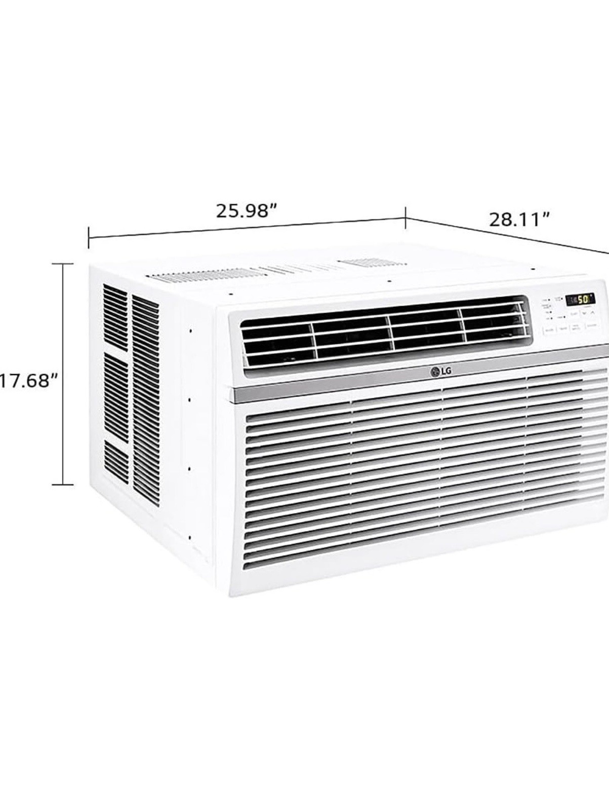 LG 18,000 BTU Smart Window AirConditioner, 230/208V, Cools Room up to 1000 Sq Ft