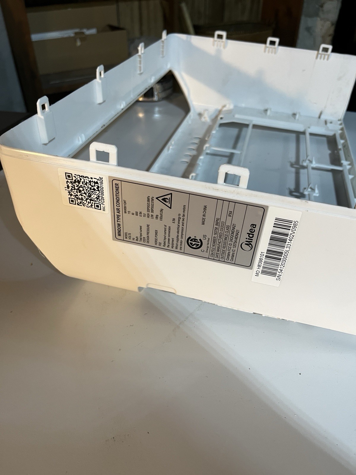 Midea Front Panel Window Air Conditioner U Shape