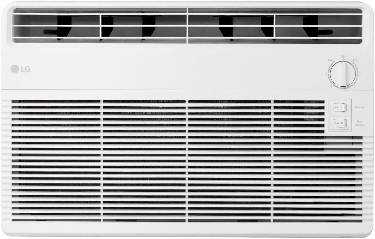 LG 6,000 BTU Window Air Conditioner, 115V, Cools 250 Sq.Ft. for Bedroom, Den, Li